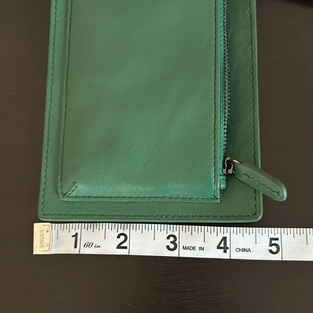 Free People Suns Out Crossbody Purse Pouch Leather Golf Green Concert NEW